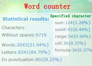 Word counter