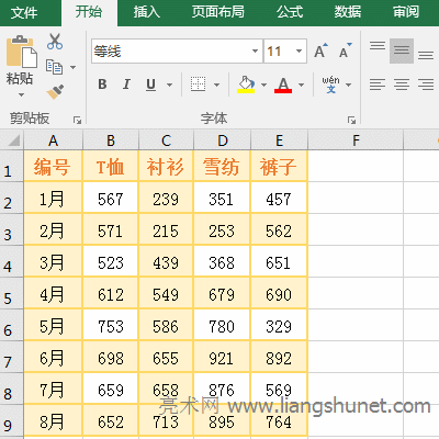 Excel 2016 输入公式同时对多单元格求和