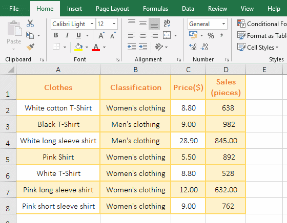 How to move cells in excel(Move cells in batches)