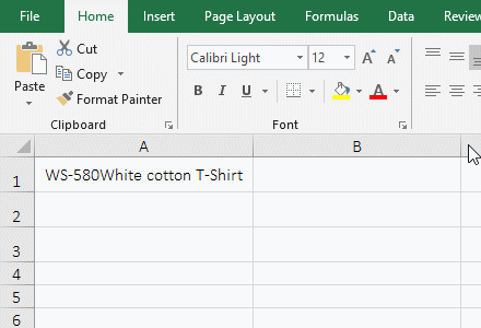 Right and Find function in excel: Right + Len + Find function combination to intercept any specified character from the right