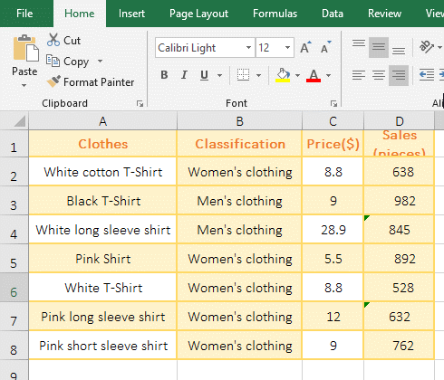 How to change row height in excel