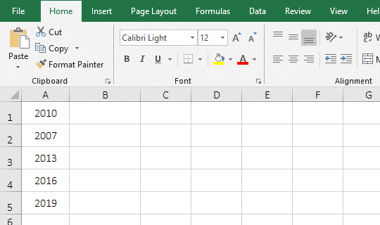  A vertical reference to a range of cells and returns the array with Row formula in Excel