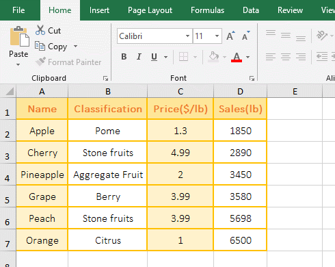 Duplicate numbers are ranked in ascending order automatically with Excel Rank function
