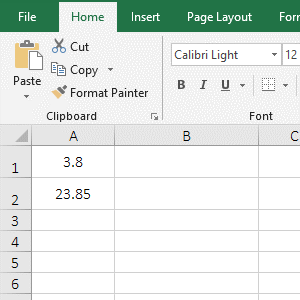  Fill spaces with placeholders ? with Text function in excel