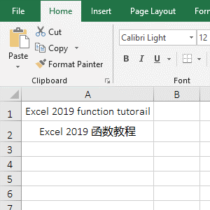 Excel Len function returns the length of half-width and full-width characters