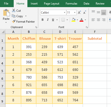  How to sum rows in excel