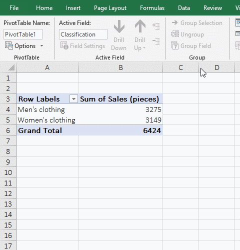 refresh the data when opening the document in excel