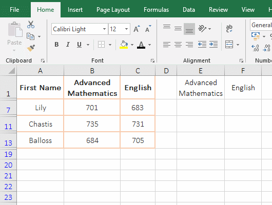How to remove filter in excel