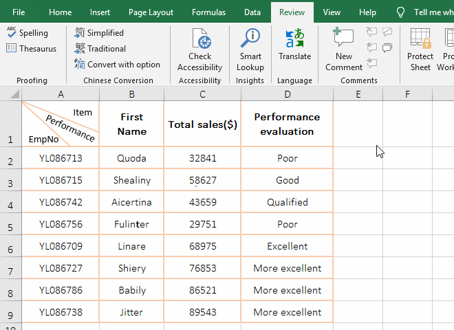 How to lock certain cells in excel
