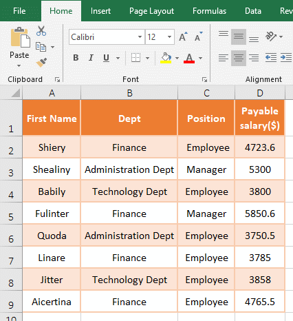 How to subtotal in excel