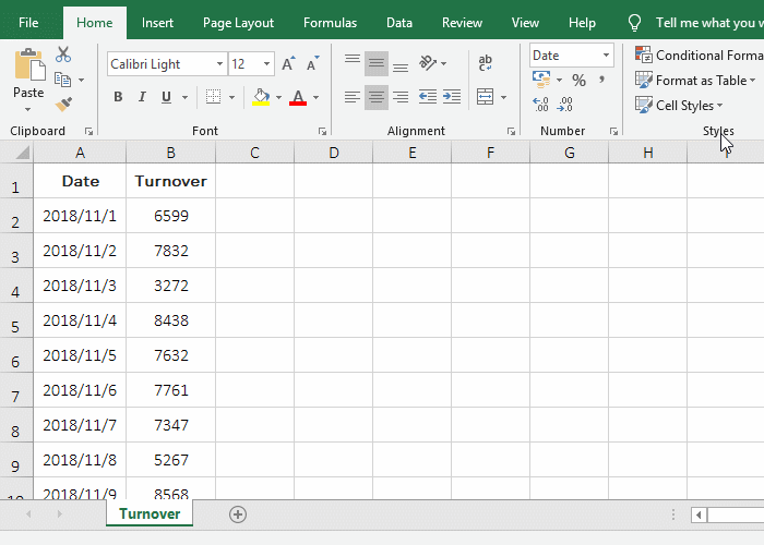 Daily Report Synthesis Monthly Report with Excel PivotTable