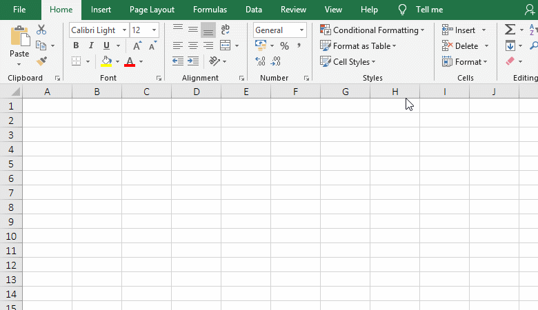 How to make an excel spreadsheet