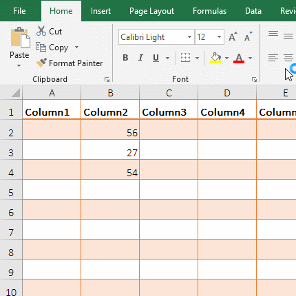 How to move a row or multiple rows in excel