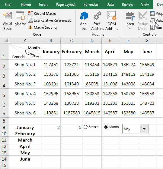 Define X_axis_category and Dynamic_show_data names in Excel