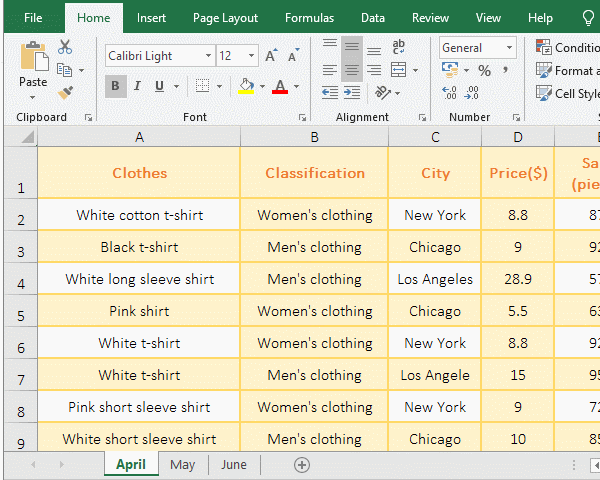 Only freeze the selected worksheets with vba in excel