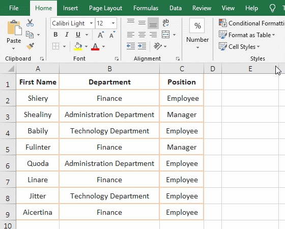 How to use advanced filter in excel