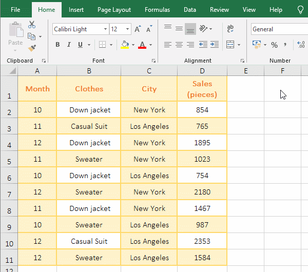 How to do multiple subtotals in excel