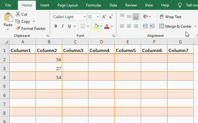 How do I insert multiple rows in excel