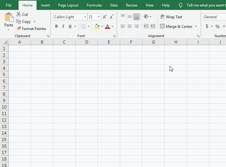Convert the web page to Excel