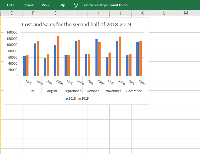 Data label in Excel