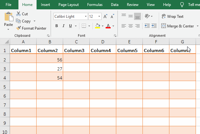 How to delete empty cells in excel