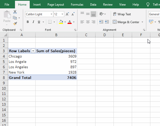  The Show Report Filter Pages in excel PivotTable is gray for two reasons