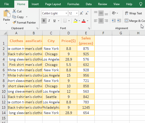 Adjust the column width and row height after convert Word to Excel