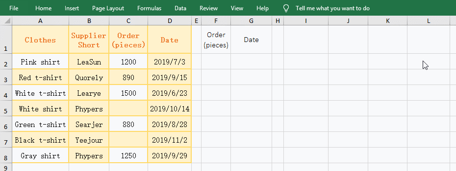 Excel advanced filter date range