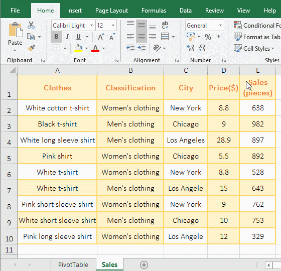 How to update pivot table in excel after source table to be modified