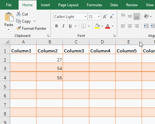 How to move columns in excel