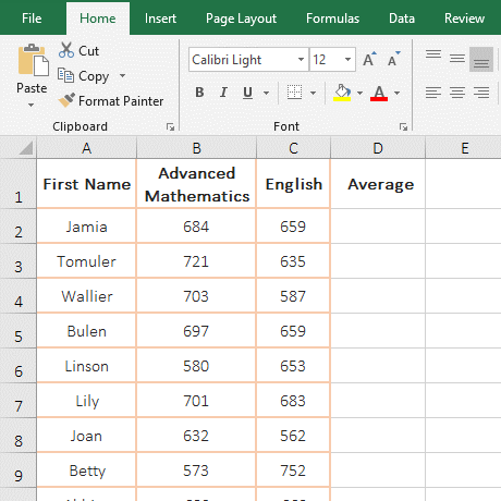 Round one decimal place after averaging in excel