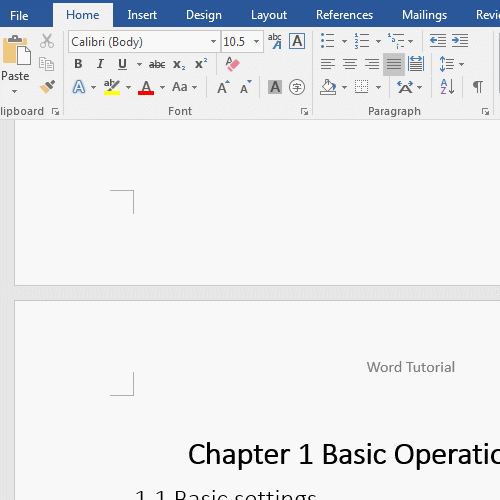 How to have different page numbers in word