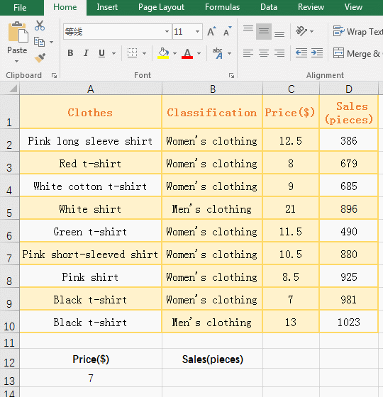 Vlookup step by step