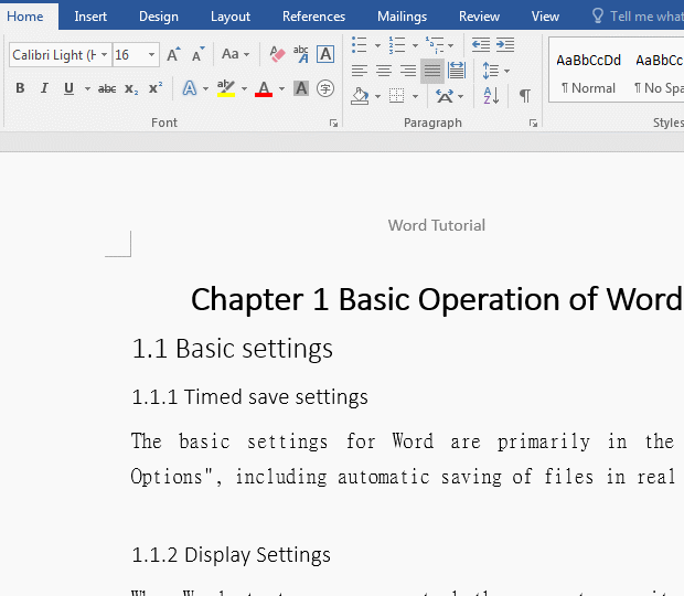 Different first page header in word