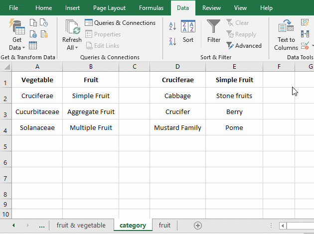 How to create Multiple dependent(cascading) drop down list in excel