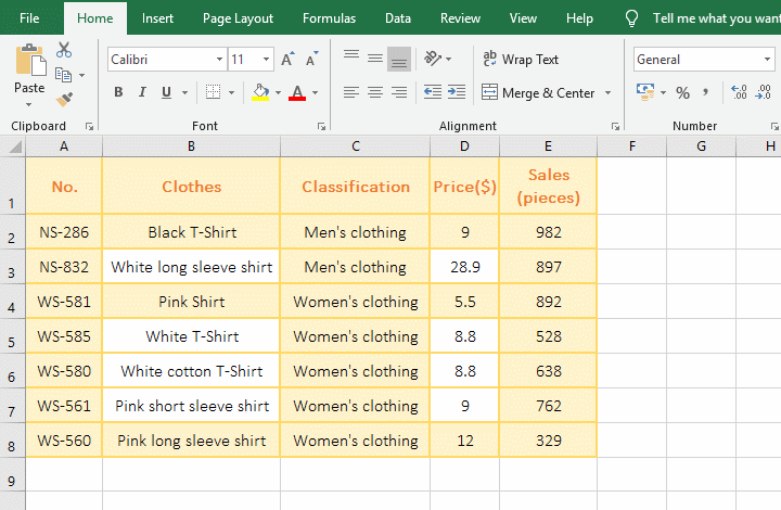 Excel subtotal function,Ignore rows that are not included in the screening results