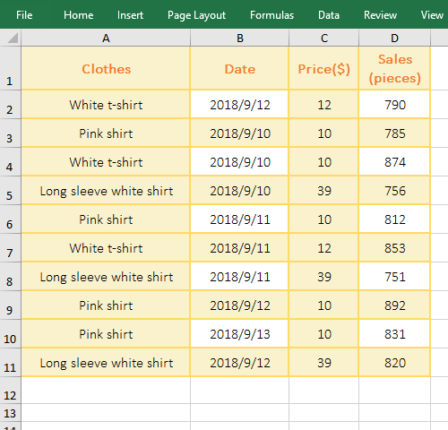 Excel Averageifs between two dates