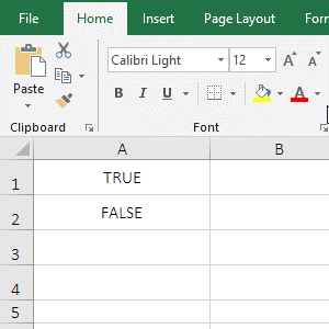 There are logical values True or Falsea in the referenced cells or array in excel average function