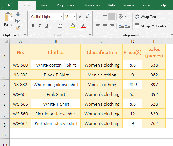  Examples of using wildcards * in Excel Averageif formula