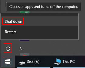 How to shutdown Windows 10
