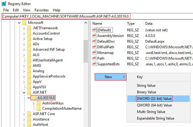 Path /eurl.axd was not found error