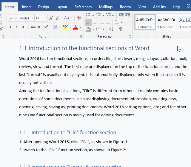 Microsoft Word Clear Formatting shortcut