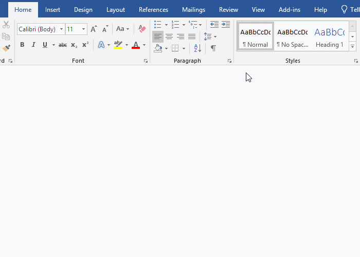 How to rotate table 90 degrees in Word 2019