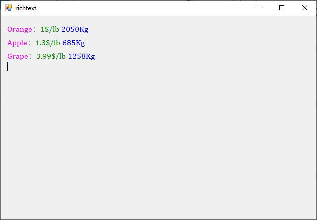 C# Winform Richtextbox adds new lines and text is colored