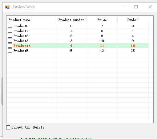 C# Winforms listview change color and font for selected items to highlight