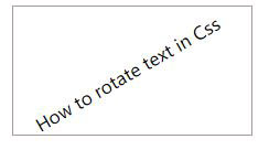 Css rotate text