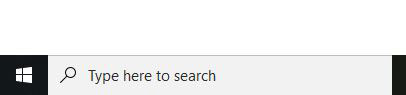 Add search box on taskbar windows 10
