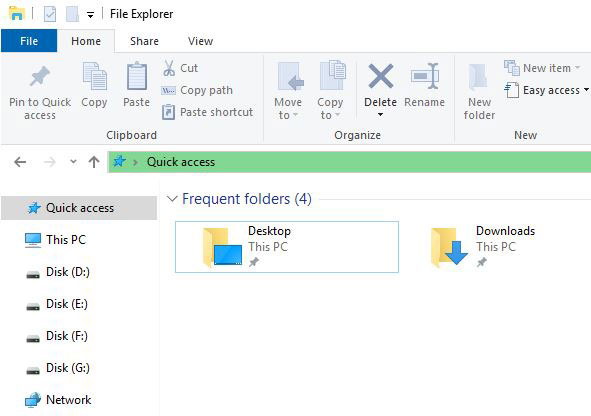 remove frequent folders windows 10 remove frequent folders windows 10