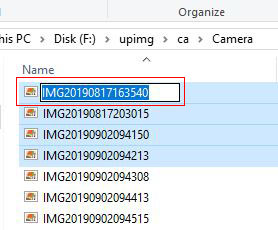 Rename multiple files Windows