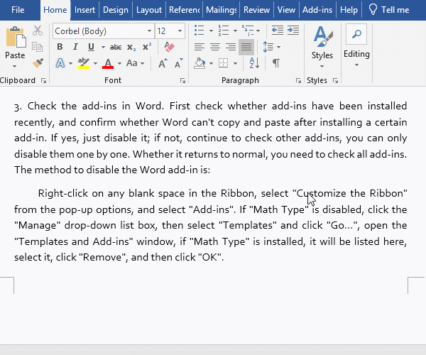 How to copy a page in word multiple times